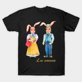 Rabbit illustration water color T-Shirt